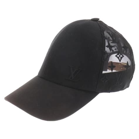 louis vuitton monogram mesh baseball cap